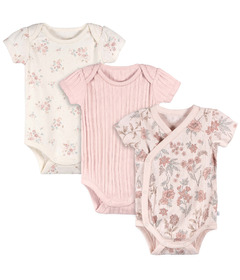 Just Born Bodysuit Pack Pink