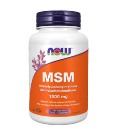 image of NOW MSM 1,000mg with sku:19213