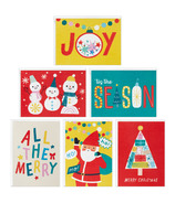 Hallmark Festive Fun Boxed Christmas Card Assortment (assortiment de cartes de Noël)