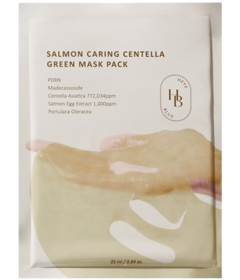 HEVEBLUE Salmon Caring Centella Green Mask
