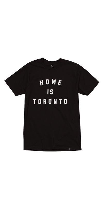 Buy Peace Collective Home is Toronto Varsity T-Shirt Black at Well