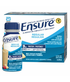 Ensure Regular Nutritional Supplement Shake White Chocolate Raspberry