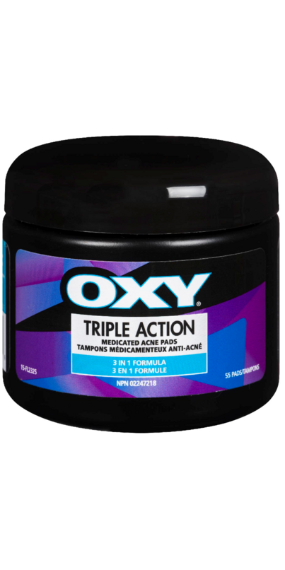 oxy triple action daily facial cleanser