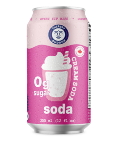 Thirsty Buddha Low-Sugar Prebiotic Soda Cream Soda