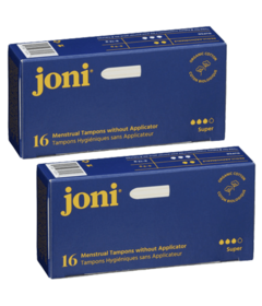 joni Organic Cotton Super Tampons Bundle