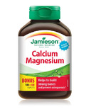  Calcium Magnésium en paquet bonus de Jamieson