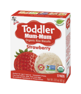 Biscuits de riz aux fraises biologiques Hot-Kid Toddler Mum-Mum