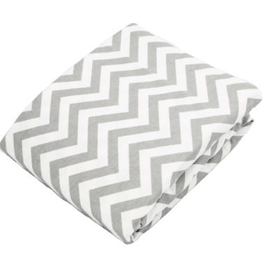 Buy Kushies Flannel Fitted Crib Sheet Chevron Grey at Well.ca | Free ...