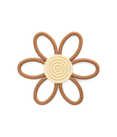 Baby Bliss Flower Teether Caramel