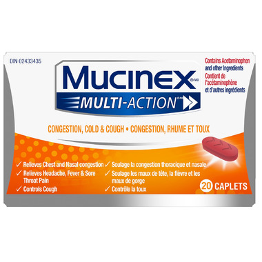 Buy Mucinex Mult-Action Congestion, Cold & Cough at Well.ca | Free ...