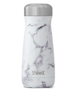 S'well Traveler Stainless Steel Wide Mouth Bottle White Marble