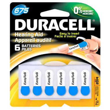 Duracell Hearing Aid Batteries Size 675 Duracell Hearing Aid Batteries Size 675