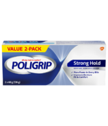 Poligrip Strong Hold Denture Adhesive Cream 2 Pack