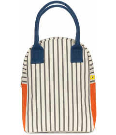 Fluf Zipper Lunch Bag Pencil Stripe Nautical