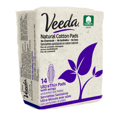 Veeda Ultra Thin Super Absorbent Natural Cotton Sanitary Day Pads