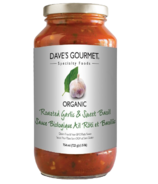 Dave's Gourmet Organic Pasta Sauce Roasted Garlic & Sweet Basil