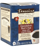 Teeccino Dandelion Red Chai Roasted Herbal Tea