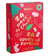 Calendrier de l'Avent végétalien SQUISH 24 jours de bonbons 