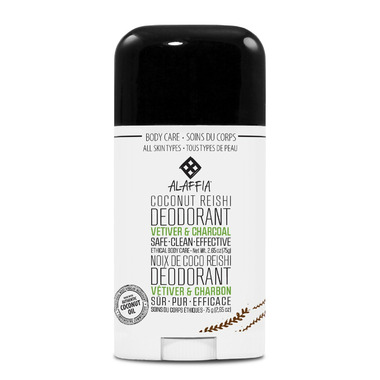Alaffia Coconut Reishi Deodorant Vetiver & Charcoal Alaffia Coconut Reishi Deodorant Vetiver & Charcoal