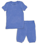 Silkberry Baby Short Sleeve Top & Shorts Pajama Set Ocean