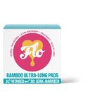 Here We Flo FLO Bamboo Pads Ultra-Long with Wings 