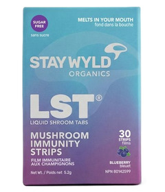 Stay Wyld Organics LST Mushroom Immunity Strips Blueberry