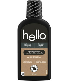 Hello Activated Charcoal Mouthwash