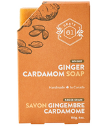 Savon en barre Crate 61 Organics Gingembre Cardamome 