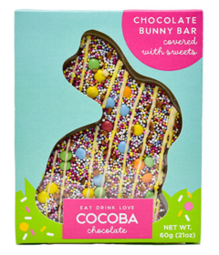 Cocoba Bunny Shaped Milk Chocolate Bar