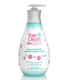 Live Clean Moisturizing Liquid Hand Soap Vanilla Peppermint