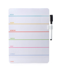image of Kikkerland Daily Dry Erase Board with sku:135545