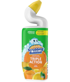 Scrubbing Bubbles Triple Action Gel Toilet Bowl Cleaner Citrus