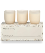 Coffret cadeau trio de bougies Illume Winter White