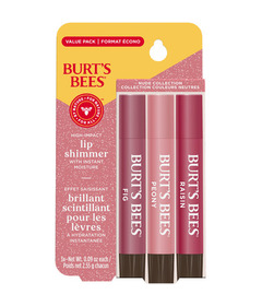 Burt's Bees 100% Natural Origin Lip Shimmer Nude Collection
