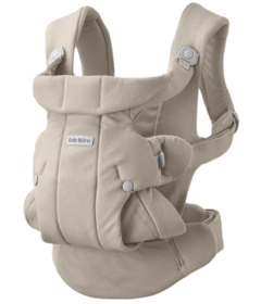 BabyBjorn Baby Carrier Hold Woven Sand Gray