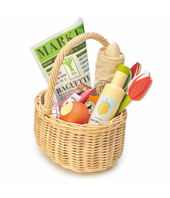 Tender Leaf Wicker Shopping Basket