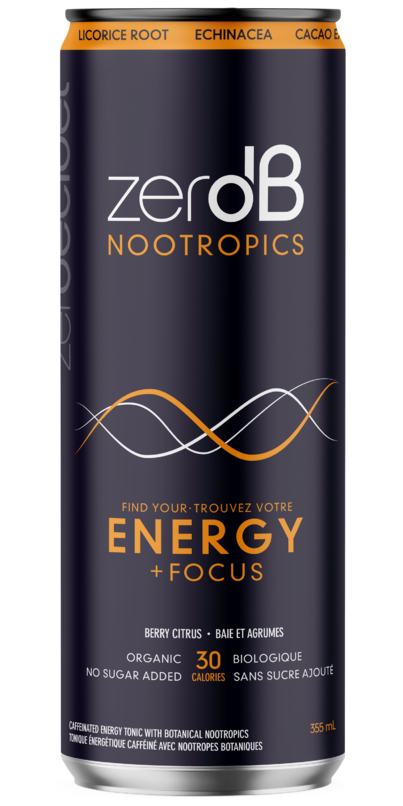 Buy Zero dB Nootropics ENERGY + Focus Tonic Berry Citrus at Well.ca ...