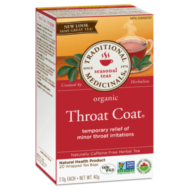 Traditional Medicinals Organic Throat Coat Tea Traditional Medicinals Organic Throat Coat Tea