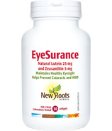 New Roots Herbal EyeSurance Natural Lutein 25mg and Zeaxanthin 5mg