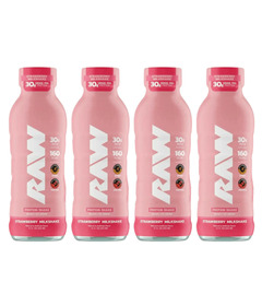 Raw Nutrition Ready To Drink Protein Shake Strawberry Bundle