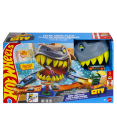 Hot Wheels City Shark Chomp Beach Playset