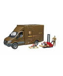 Bruder Toys MB Sprinter UPS with Driver and Accessories