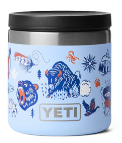 YETI Rambler Food Jar Big Sky Blue Summer Camp