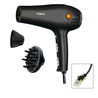 hair dryer with retractable cord