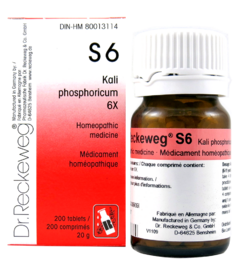 Dr. Reckeweg S6 Kali Phosphoricum 6X