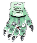 Great Pretenders Witch Hand Ring Card with 3 Rings & Bracelet