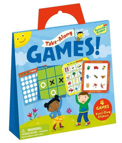 Peaceable Kingdom Take Along Games Reusable Sticker Tote