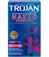 Trojan Naked Sensations Préservatifs lubrifiés Double Pleasure
