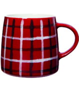 Now Designs Reactive Glaze Decal Mug Plaid