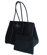Sac & Bougie Midnight Tote à fermeture éclair Noir